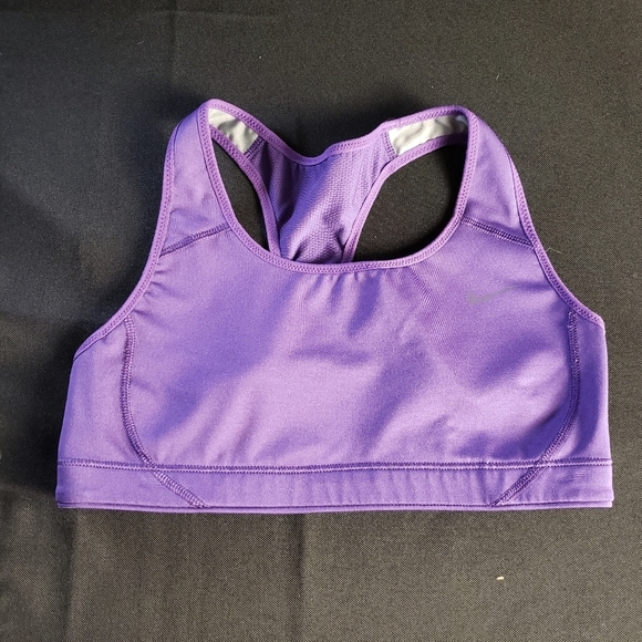 Nike Dri-Fit Racerback‎ Purple Sports Bra Small - Picture 1 of 4
